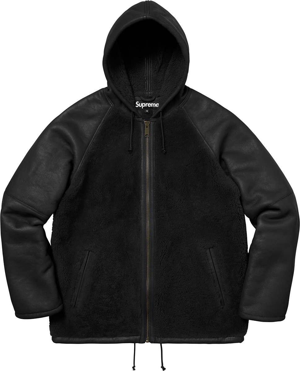 Reversed Shearling Hooded Jacket view 22